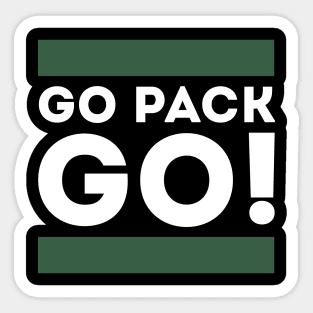Go Pack Go! Sticker